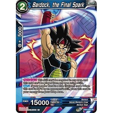 Image for Bardock, the Final Spark (DB3-028) (DB3) - Dragon Ball Super: Masters