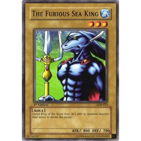 Image for The Furious Sea King (LOB-033) (LOB) - YuGiOh