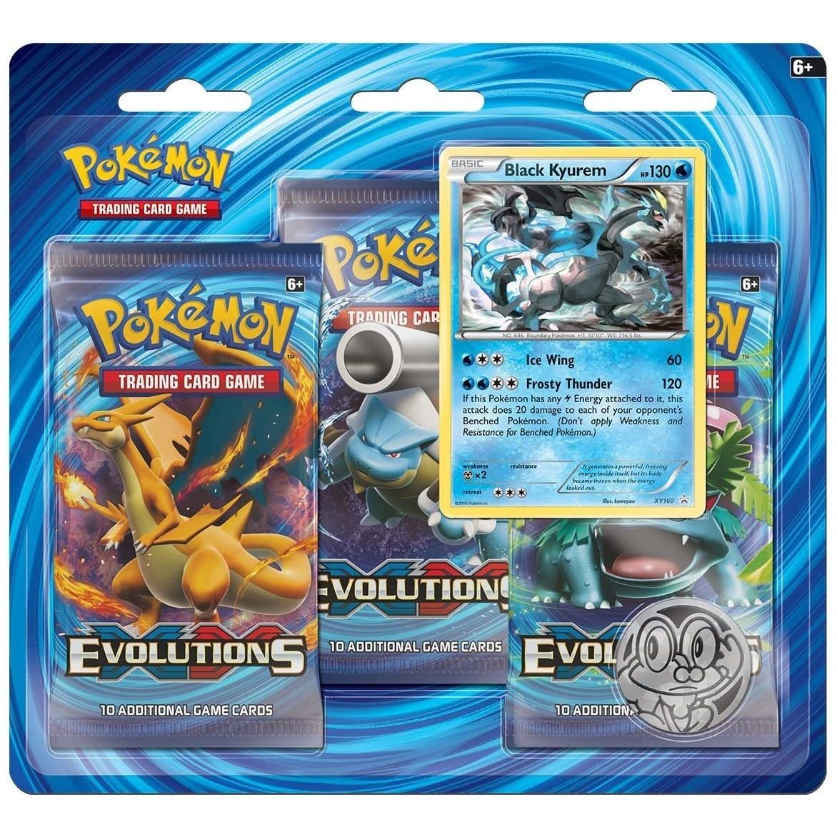 Image for XY - Evolutions 3 Pack Blister [Black Kyurem] - Pokemon