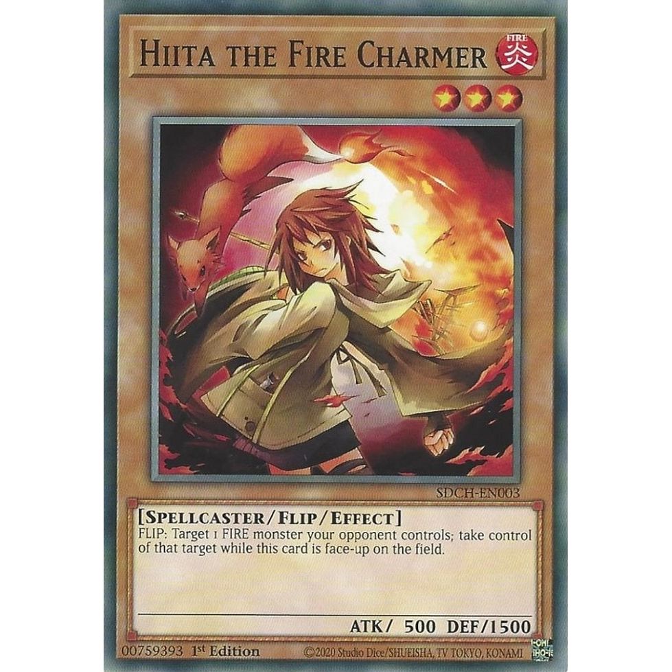 Image for Hiita the Fire Charmer (SDCH-EN003) (SDCH) - YuGiOh
