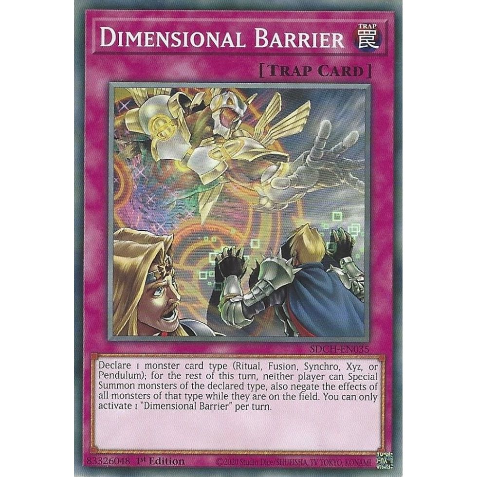 Image for Dimensional Barrier (SDCH-EN035) (SDCH) - YuGiOh