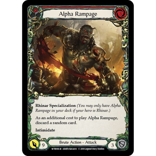 Image for Alpha Rampage (WTR006) (WTR) - Flesh and Blood TCG