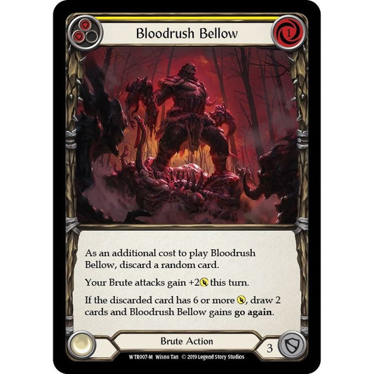Image for Bloodrush Bellow (WTR007) (WTR) - Flesh and Blood TCG