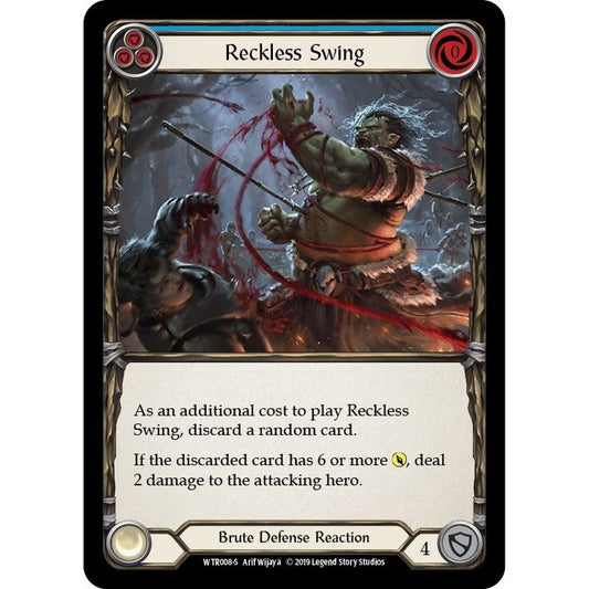 Image for Reckless Swing (WTR008) (WTR) - Flesh and Blood TCG