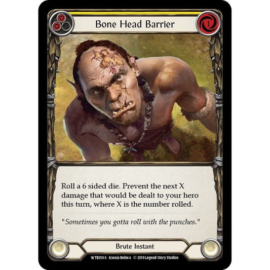 Image for Bone Head Barrier (WTR010) (WTR) - Flesh and Blood TCG