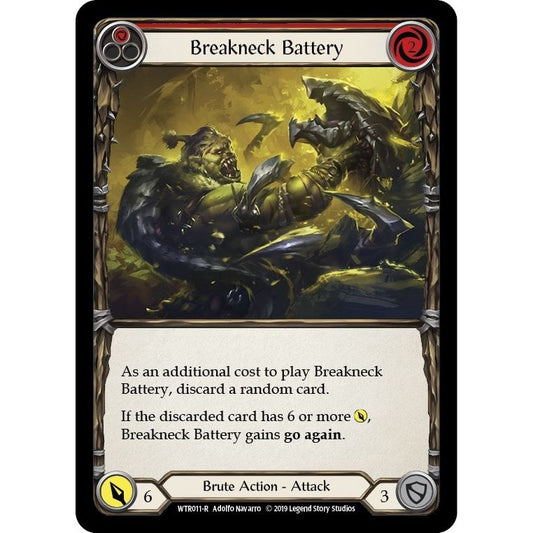 Image for Breakneck Battery (Red) (WTR011) (WTR) - Flesh and Blood TCG
