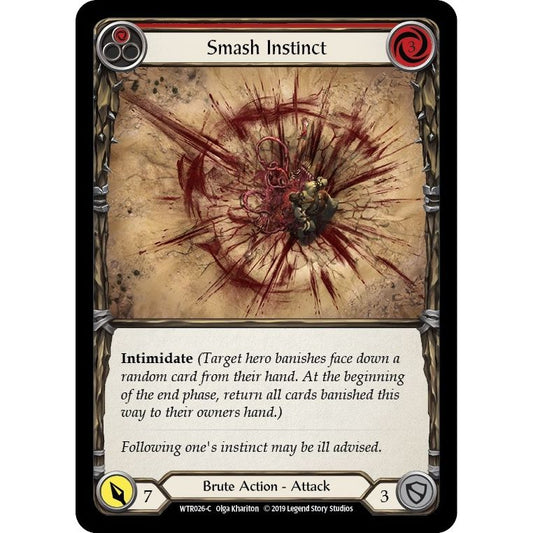 Image for Smash Instinct (Red) (WTR026) (WTR) - Flesh and Blood TCG