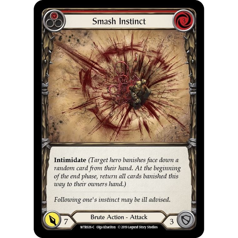 Image for Smash Instinct (Red) (WTR026) (WTR) - Flesh and Blood TCG