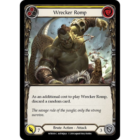 Image for Wrecker Romp (Yellow) (WTR030) (WTR) - Flesh and Blood TCG