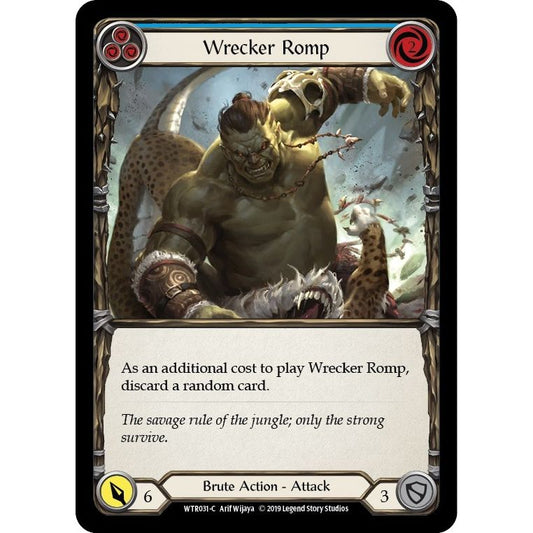 Image for Wrecker Romp (Blue) (WTR031) (WTR) - Flesh and Blood TCG