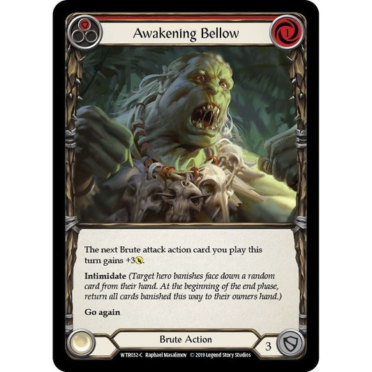 Image for Awakening Bellow (Red) (WTR032) (WTR) - Flesh and Blood TCG