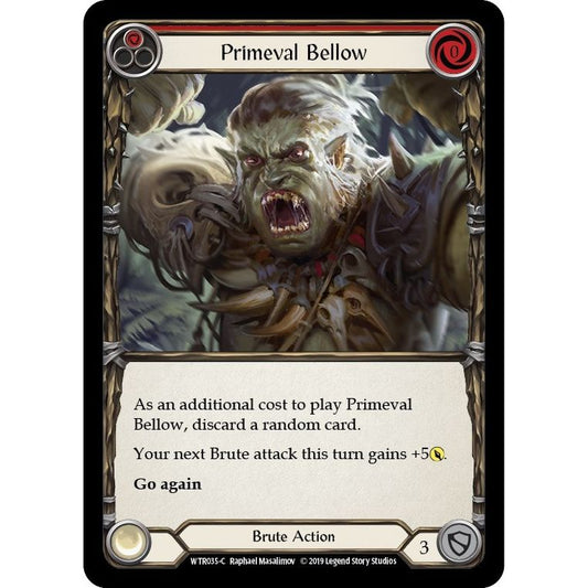 Image for Primeval Bellow (Red) (WTR035) (WTR) - Flesh and Blood TCG