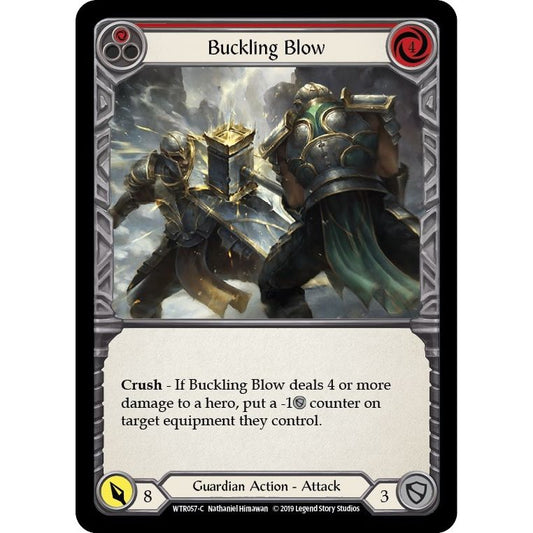 Image for Buckling Blow (Red) (WTR057) (WTR) - Flesh and Blood TCG