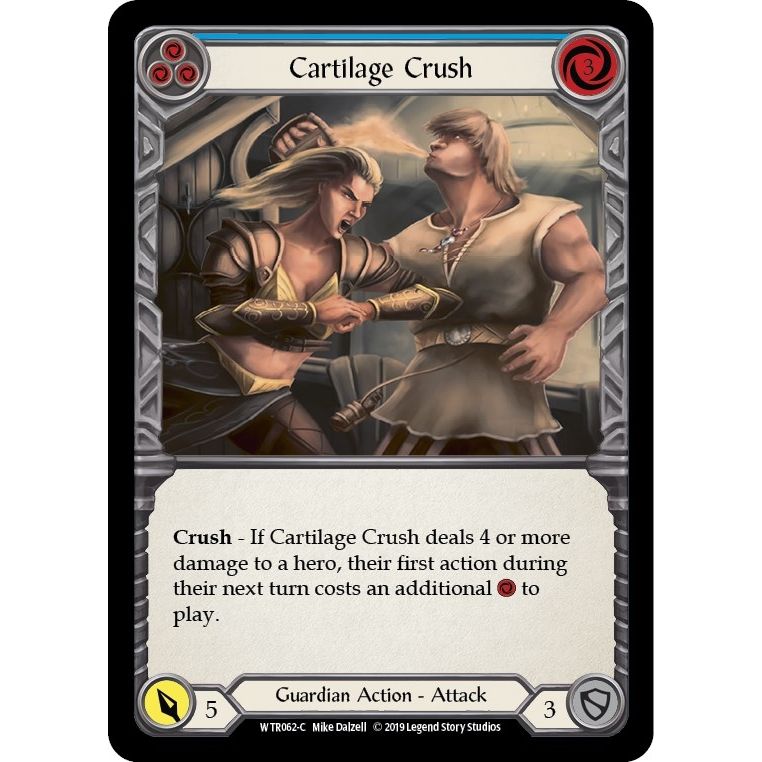 Image for Cartilage Crush (Blue) (WTR062) (WTR) - Flesh and Blood TCG