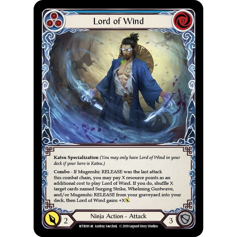 Image for Lord of Wind (WTR081) (WTR) - Flesh and Blood TCG