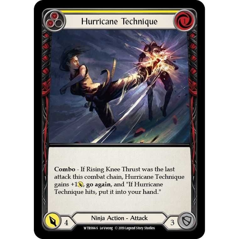 Image for Hurricane Technique (WTR084) (WTR) - Flesh and Blood TCG