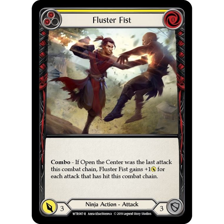 Image for Fluster Fist (Yellow) (WTR087) (WTR) - Flesh and Blood TCG