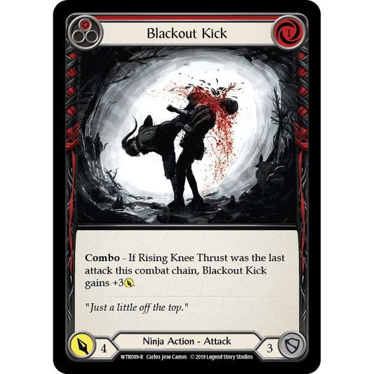Image for Blackout Kick (Red) (WTR089) (WTR) - Flesh and Blood TCG