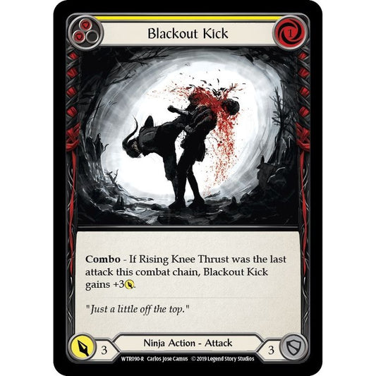 Image for Blackout Kick (Yellow) (WTR090) (WTR) - Flesh and Blood TCG