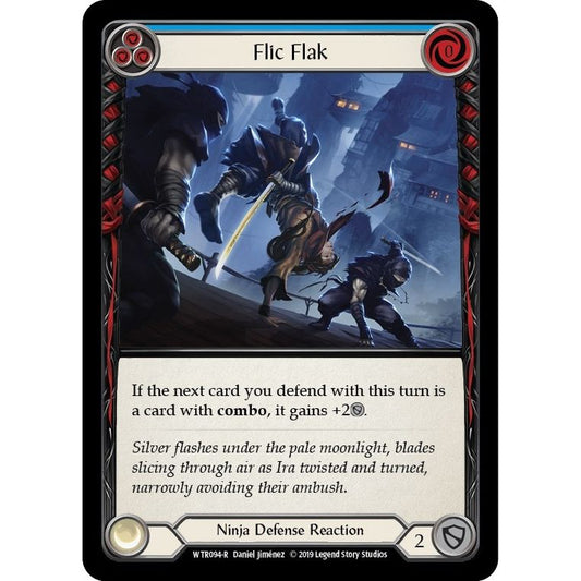 Image for Flic Flak (Blue) (WTR094) (WTR) - Flesh and Blood TCG