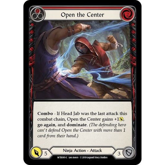 Image for Open the Center (Red) (WTR095) (WTR) - Flesh and Blood TCG