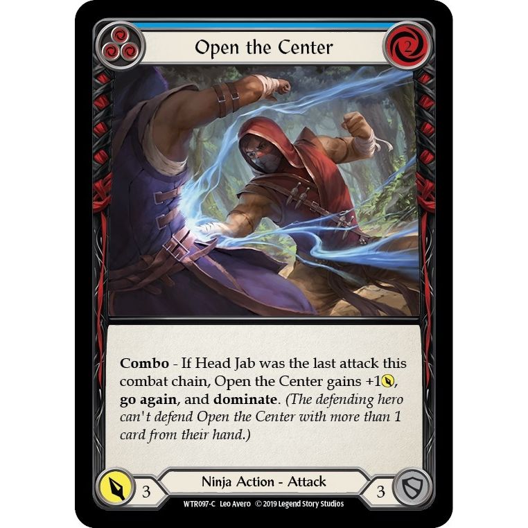 Image for Open the Center (Blue) (WTR097) (WTR) - Flesh and Blood TCG