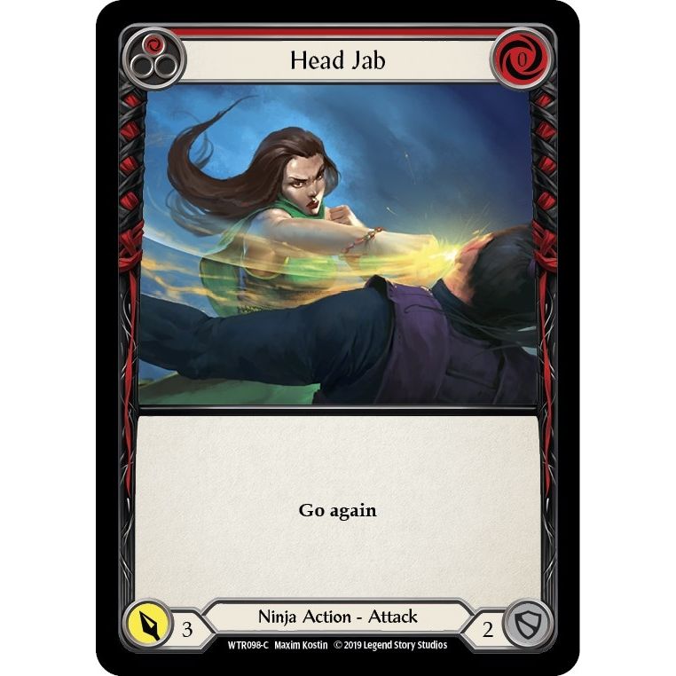 Image for Head Jab (Red) (WTR098) (WTR) - Flesh and Blood TCG
