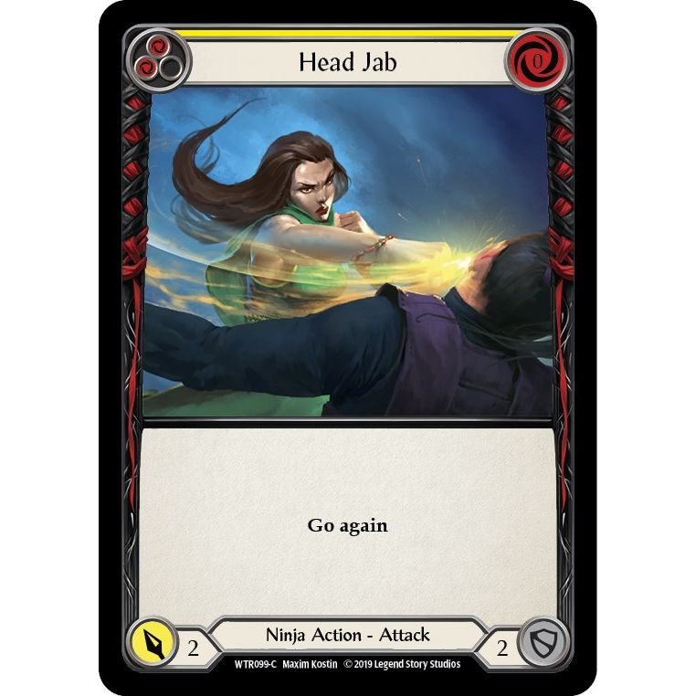 Image for Head Jab (Yellow) (WTR099) (WTR) - Flesh and Blood TCG