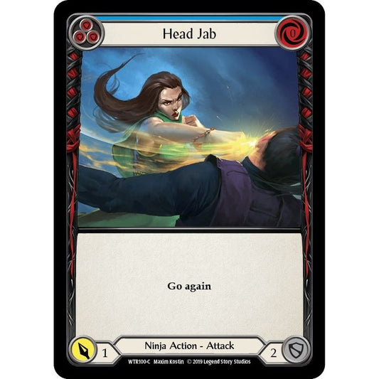 Image for Head Jab (Blue) (WTR100) (WTR) - Flesh and Blood TCG