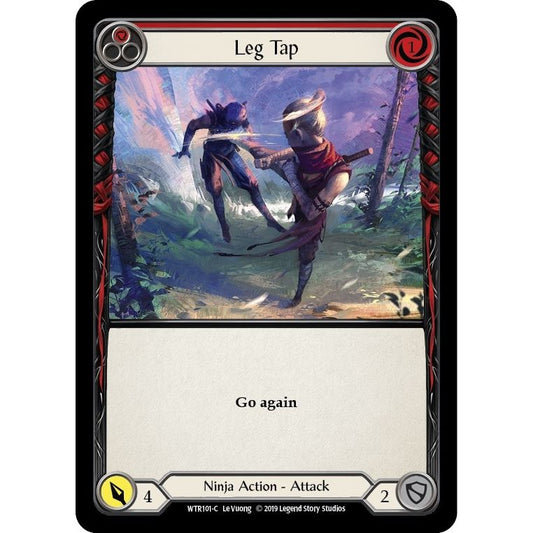 Image for Leg Tap (Red) (WTR101) (WTR) - Flesh and Blood TCG