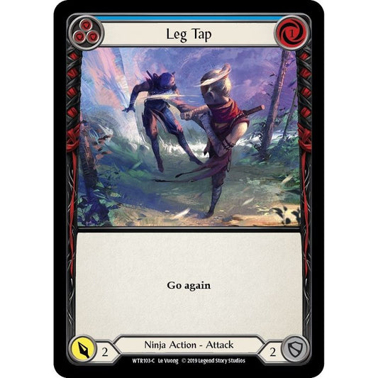 Image for Leg Tap (Blue) (WTR103) (WTR) - Flesh and Blood TCG