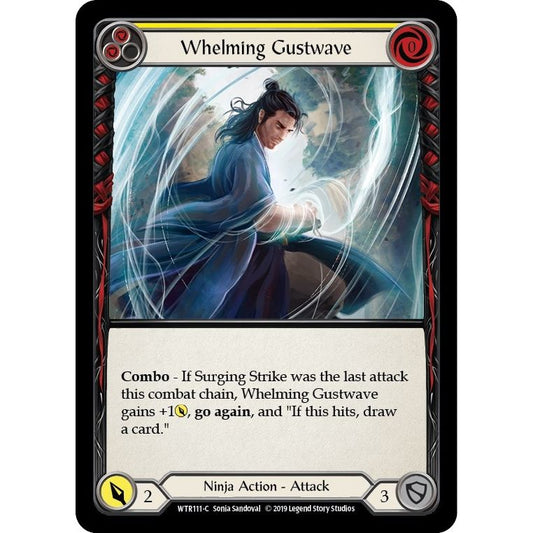 Image for Whelming Gustwave (Yellow) (WTR111) (WTR) - Flesh and Blood TCG