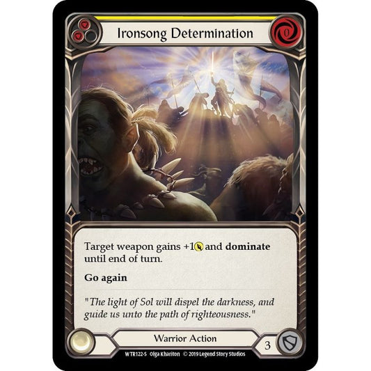 Image for Ironsong Determination (WTR122) (WTR) - Flesh and Blood TCG