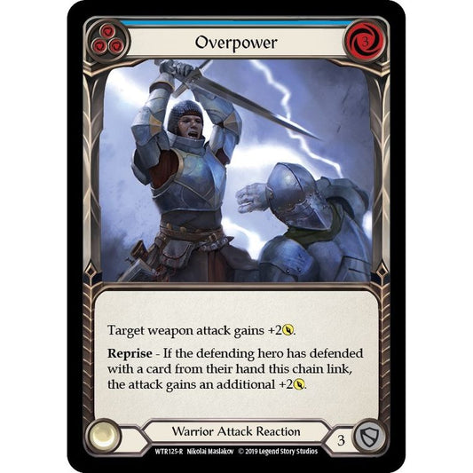 Image for Overpower (Blue) (WTR125) (WTR) - Flesh and Blood TCG
