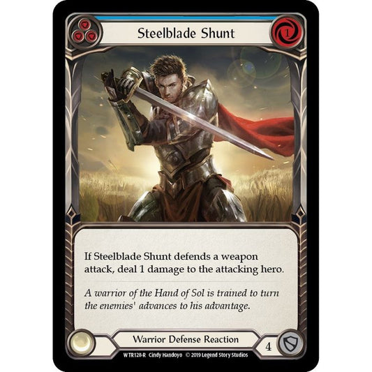 Image for Steelblade Shunt (Blue) (WTR128) (WTR) - Flesh and Blood TCG