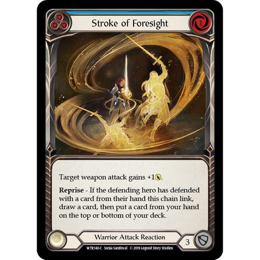 Image for Stroke of Foresight (Blue) (WTR140) (WTR) - Flesh and Blood TCG