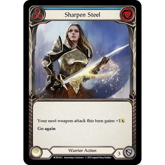 Image for Sharpen Steel (Blue) (WTR143) (WTR) - Flesh and Blood TCG