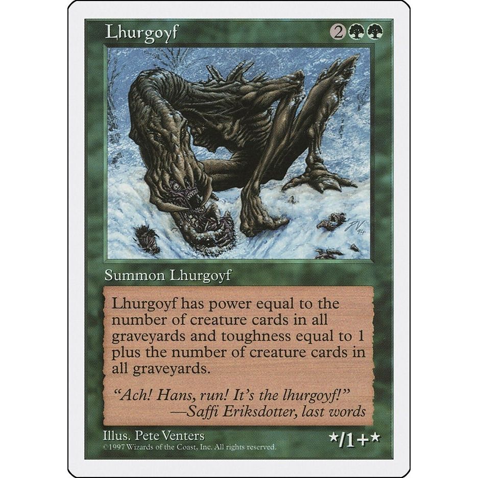 Image for Lhurgoyf (5ED) - Magic: The Gathering