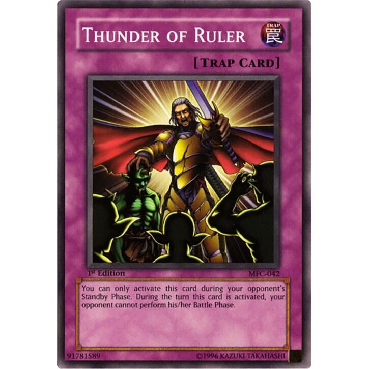 Image for Thunder of Ruler (MFC-042) (MFC) - YuGiOh