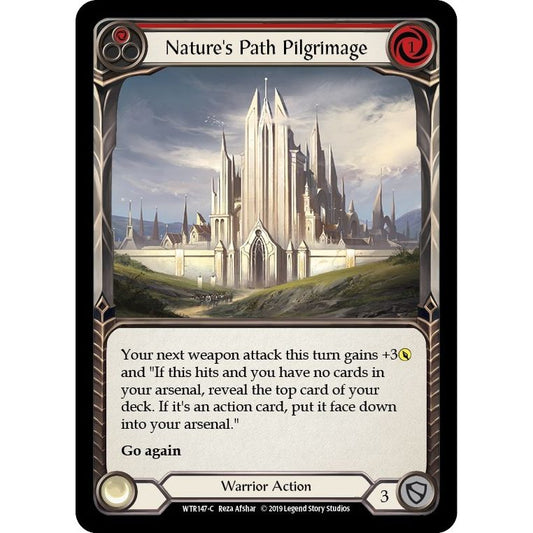 Image for Nature's Path Pilgrimage (Red) (WTR147) (WTR) - Flesh and Blood TCG