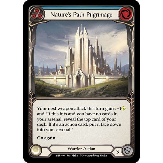Image for Nature's Path Pilgrimage (Blue) (WTR149) (WTR) - Flesh and Blood TCG