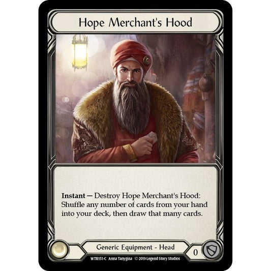 Image for Hope Merchant's Hood (WTR151) (WTR) - Flesh and Blood TCG