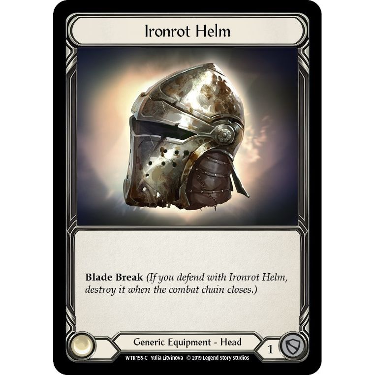 Image for Ironrot Helm (WTR155) (WTR) - Flesh and Blood TCG