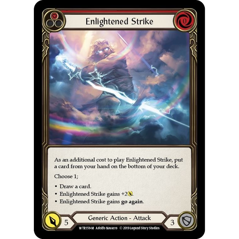 Image for Enlightened Strike (WTR159) (WTR) - Flesh and Blood TCG