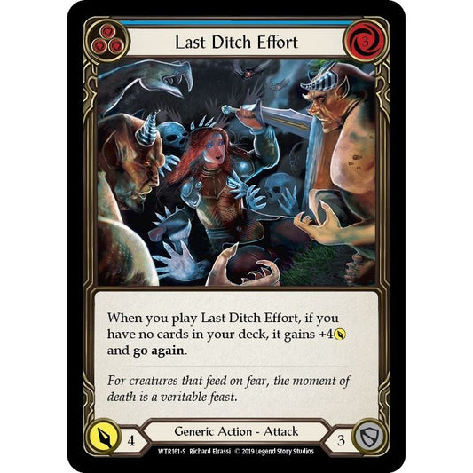 Image for Last Ditch Effort (WTR161) (WTR) - Flesh and Blood TCG