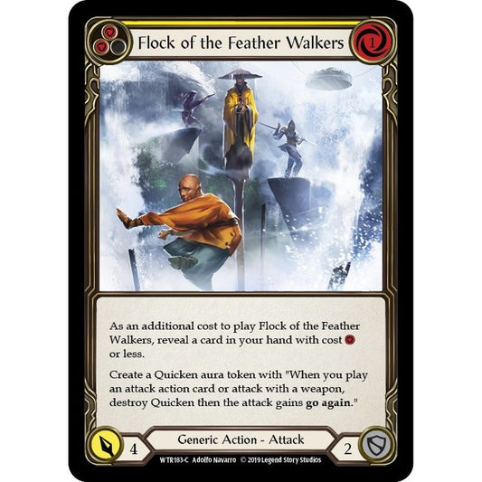 Image for Flock of the Feather Walkers (Yellow) (WTR183) (WTR) - Flesh and Blood TCG