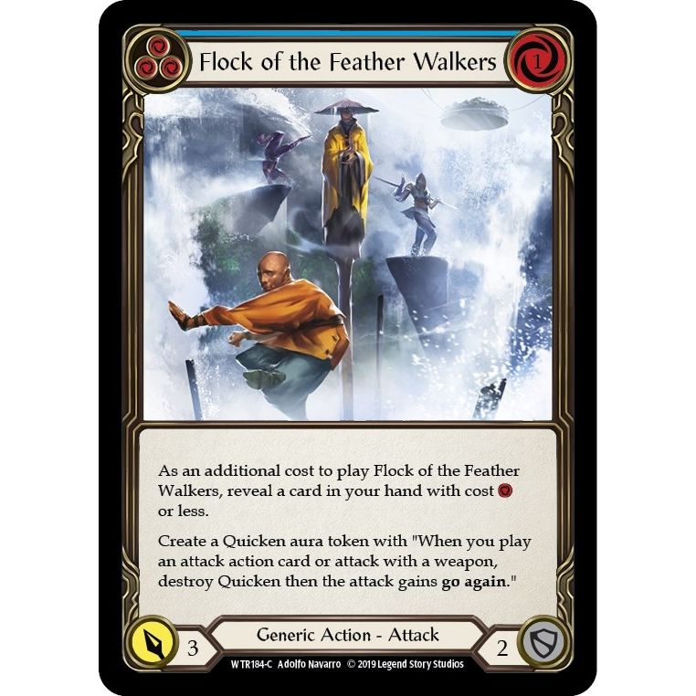 Image for Flock of the Feather Walkers (Blue) (WTR184) (WTR) - Flesh and Blood TCG