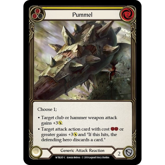 Image for Pummel (Yellow) (WTR207) (WTR) - Flesh and Blood TCG
