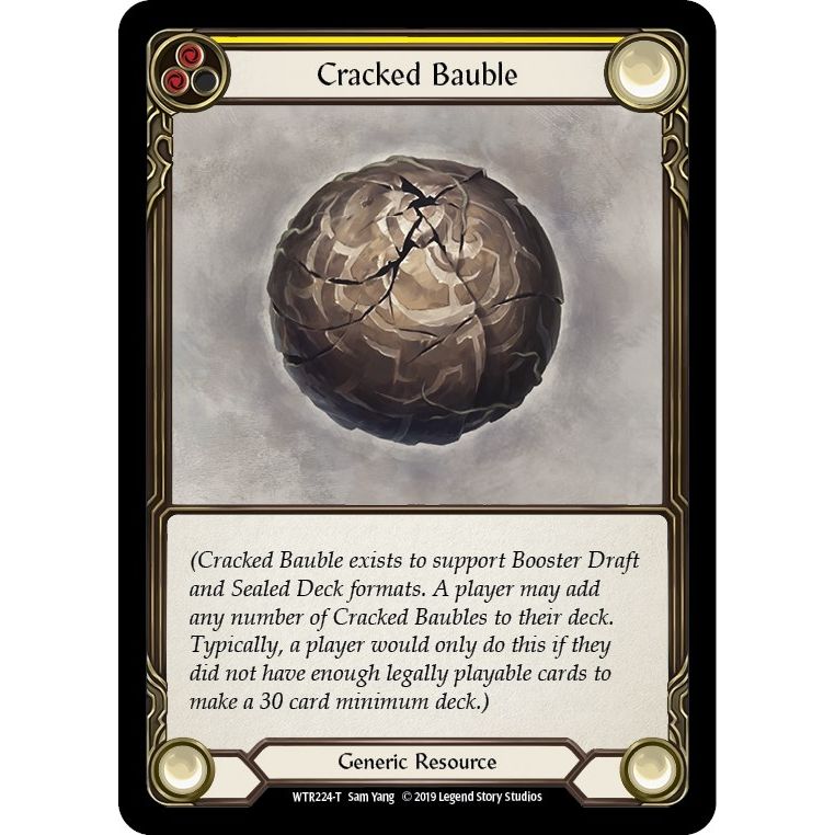 Image for Cracked Bauble (WTR224) (WTR) - Flesh and Blood TCG