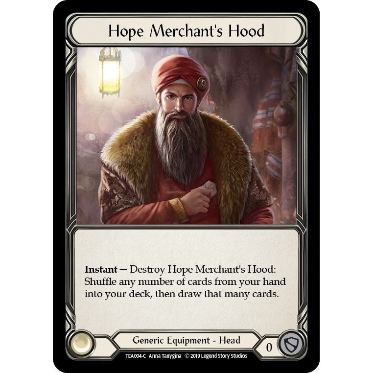 Image for Hope Merchant's Hood (TEA004) (TEA) - Flesh and Blood TCG